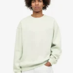 Loose Fit Sweatshirt - Light Green